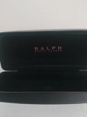 Ralph Lauren Black Eyeglass Case w/ New Cleaning Cloth